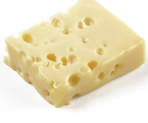 swiss cheese cube